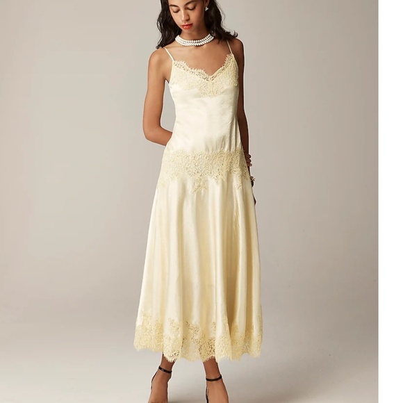 Jcrew Collection satin slip dress size 2 - Picture 1 of 3